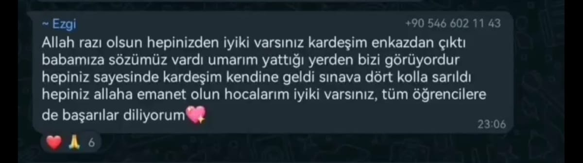 Depremzedelere verilen canlı derslerden bir görüntü